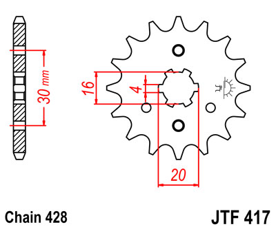 JT JTF417.15 ZĘBATKA PRZÓD-71054