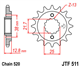 JT JTF511.15 ZĘBATKA PRZÓD-71091