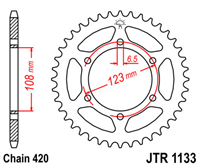 JT JTR1133.52 ZĘBATKA TYŁ-51507