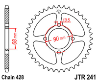 JT JTR241.53 ZĘBATKA TYŁ-51517