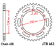 JT JTR463.48 ZĘBATKA TYŁ-71568