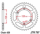 JT JTR797.51 ZĘBATKA TYŁ-51540
