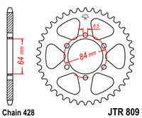 JT JTR809.47 ZĘBATKA TYŁ-71416