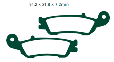 EBC FA450R KLOCKI HAMULCOWE FA450-1340