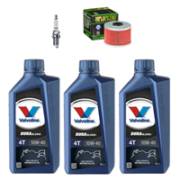 HONDA SLR 650 VIGOR (RD09) 97-00 olej+filtr+świeca