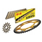 SUZUKI GSX-R 600 2006-2010 zestaw napęd-owy SUPERSPROX ZŁOTY DID 525VX3