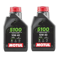 MOTUL 5100 10W40 MA2 4T 1L olej silnikowy półsyntetyczny 2 SZTUKI-108264