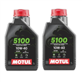 MOTUL 5100 10W40 MA2 4T 1L olej silnikowy półsyntetyczny 2 SZTUKI-108264