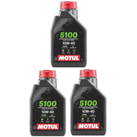 MOTUL 5100 10W40 MA2 4T 1L olej silnikowy półsyntetyczny 3 SZTUKI-108265