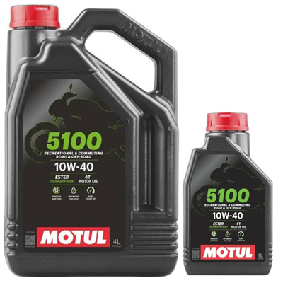 MOTUL 5100 10W40 MA2 4T 4L + 1L olej silnikowy półsyntetyczny-108274
