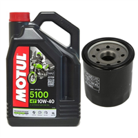 Olej MOTUL 5100 4T 10W40 4L + dowolny filtr oleju M.LINE