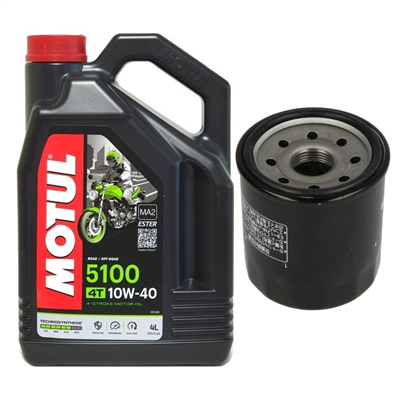 Olej MOTUL 5100 4T 10W40 4L + dowolny filtr oleju M.LINE-53751