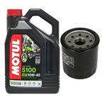 Olej MOTUL 5100 4T 10W40 4L + dowolny filtr oleju M.LINE