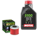 HM MOTO 300 CRE-F X IE 4T 2008-2010 olej+filtr-104448