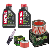 HONDA NX 650 DOMINATOR 88-02 olej+filtry+świeca-69106