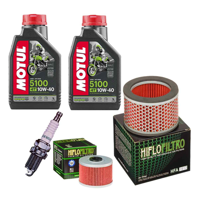 HONDA NX 650 DOMINATOR 88-02 olej+filtry+świeca-69106