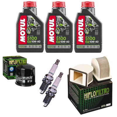 KAWASAKI EN 450 (454 LTD) 85-90 olej+filtry+świece-69124