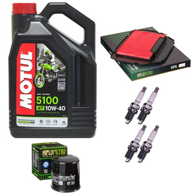 HONDA CBR 600 F / F3 1995-1998 olej+filtry+świece-69136