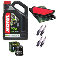 HONDA CBR 600 F / F4 1999-2000 olej+filtry+świece-69140