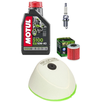 KAWASAKI KX-F KX 250 F 4T 2009-2010 olej+filtry+świeca-103713