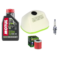 KAWASAKI KX-F KX 250 F 4T 2017-2019 olej+filtry+świeca-103715