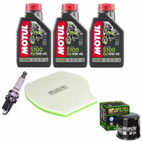 YAMAHA YFM 700 F GRIZZLY 07-13 olej+filtry+świeca-69114