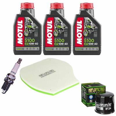 YAMAHA YFM 700 F GRIZZLY 07-13 olej+filtry+świeca-69114