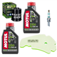 APRILIA 125 SR MAX 4T 12-17 olej+filtry+świeca-103773