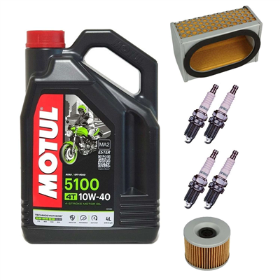 KAWASAKI ZR-7 750 99-03 olej+filtry+świece-69295