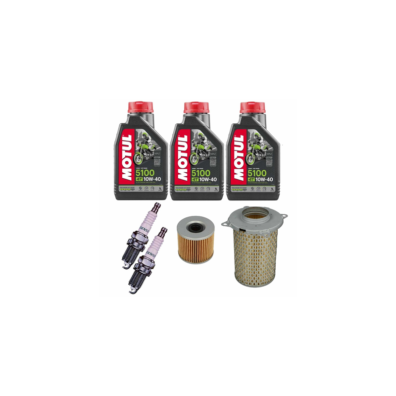 SUZUKI GS 500 E 89-02 / F 04-10 olej+filtry+świece-69276