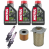 SUZUKI GS 500 E 89-02 / F 04-10 olej+filtry+świece-69276