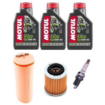 YAMAHA YFM 350 RAPTOR WOLVERINE olej + filtry + świeca-72040