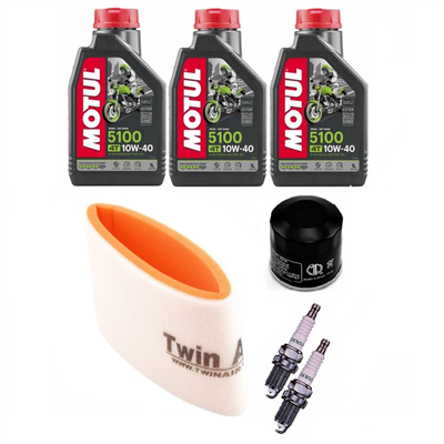 KAWASAKI KVF 750 BRUTE-FORCE olej + filtry + świece-72047