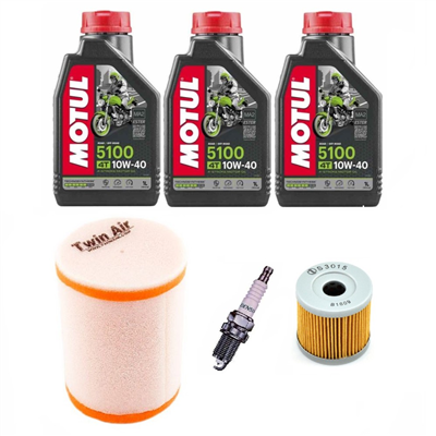 SUZUKI LT-Z 400 2003-2013 olej + filtry + świeca-72052