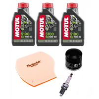 YAMAHA YFM 700 GRIZZLY 2007-2015 olej + filtry + świeca