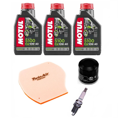 YAMAHA YFM 700 GRIZZLY 2007-2015 olej + filtry + świeca-72054