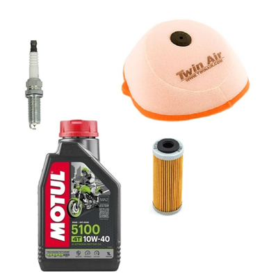 KTM EXC 450 530 2009-2010 ole + filtry + świeca-92033