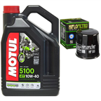 Olej MOTUL 5100 4T 10W40 4L + dowolny filtr oleju HIFLO