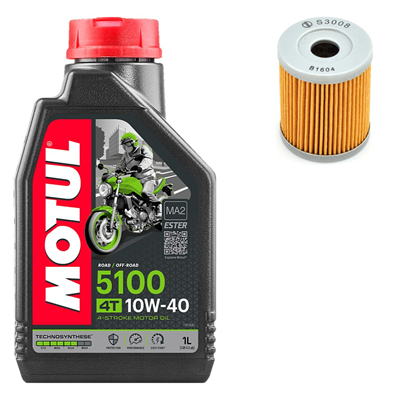 SUZUKI DR-Z 125 L / DR 200 S olej+filtr-90052