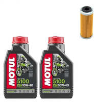 KTM 450 SMR 2008-2012 / SX-F 2007-2012 olej + filtr HF652-90639