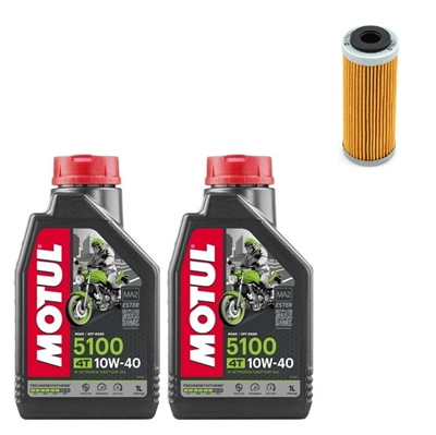 KTM 450 SMR 2008-2012 / SX-F 2007-2012 olej + filtr HF652-90639