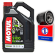 Olej MOTUL 5100 4T 10W40 4L + dowolny filtr oleju MIW (MEIWA)-107158