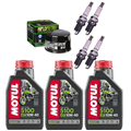 YAMAHA FZS 600 FAZER 97-03 olej + filtr HF147 + świece-54245