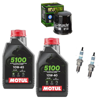 KAWASAKI 650 ER-6N ER-6F 13-16 EX650 NINJA 650R olej + filtr HF303 + świece-104808