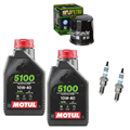 KAWASAKI 650 ER-6N ER-6F 13-16 EX650 NINJA 650R olej + filtr HF303 + świece-104808
