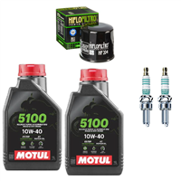 KAWASAKI 650 ER-6N ER-6F 2006 EX650 ER650 olej + filtr HF204 + świece-104813