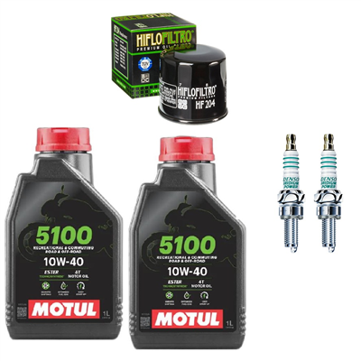 KAWASAKI 650 ER-6N ER-6F 2006 EX650 ER650 olej + filtr HF204 + świece-104813