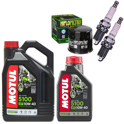 SUZUKI VL 1500 LC C90T INTRUDER 1998-2009 olej + filtr HF138 + świece-55130
