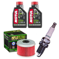 HONDA CBF 250 2002-2008 olej + filtr HF113 + świeca-55131