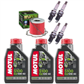 SUZUKI GSF 400 BANDIT 1993-1995 olej + filtr HF133 + świece-55153
